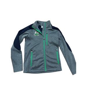 Norte‎ Dame Gray Zip up light jacket by Rivalry Threads 91 sz small men’s